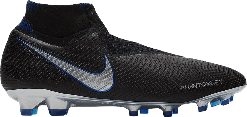  Nike Phantom Vision Elite DF FG ACC &#039;Black Metallic Silver&#039;