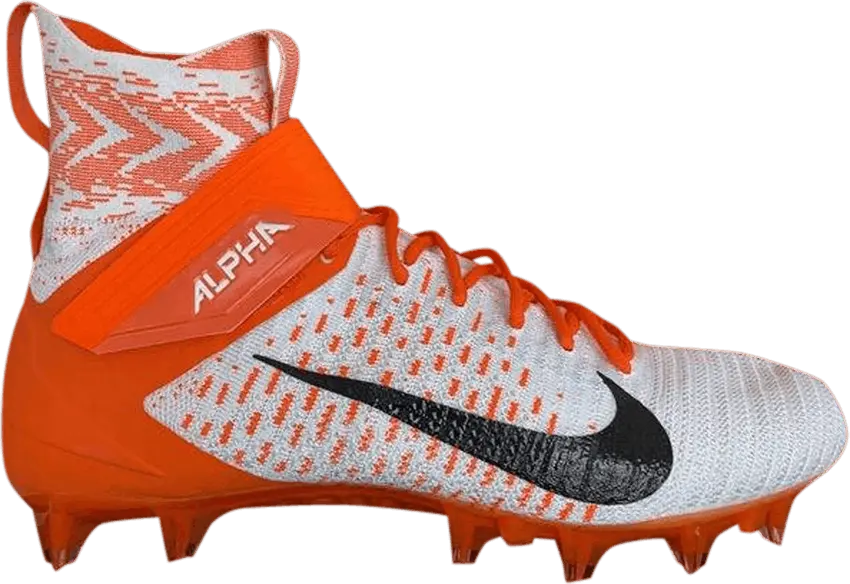  Nike Alpha Menace Elite 2 Pro &#039;White Total Orange&#039;