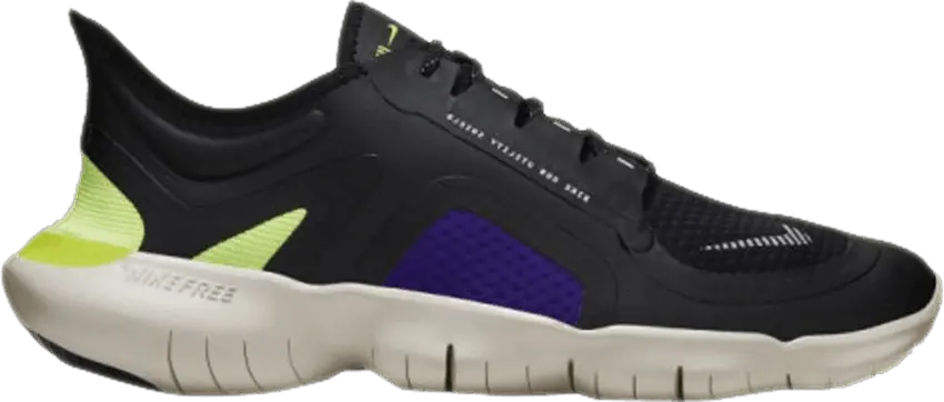 Nike Free RN 5.0 Shield &#039;Black Voltage Purple&#039;