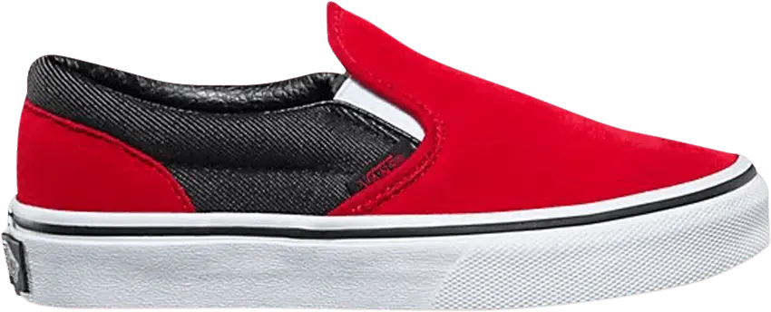  Vans Classic Slip-On Kids &#039;Suiting - Racing Red&#039;