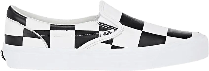  Vans Barneys New York x Classic Slip-On Kids &#039;Checker - White Black&#039;