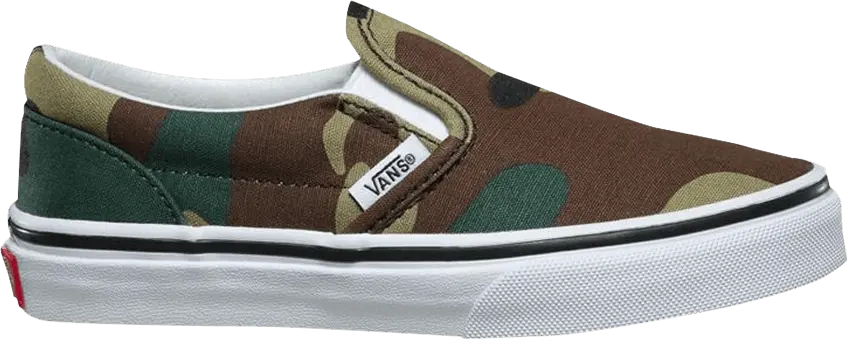  Vans Classic Slip-On Kids &#039;Woodland Camo&#039;