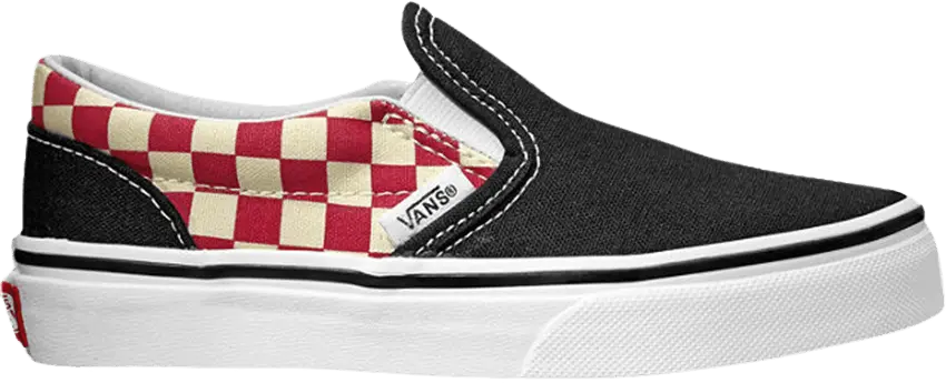  Vans Classic Slip-On Kids &#039;Red Checkerboard&#039;