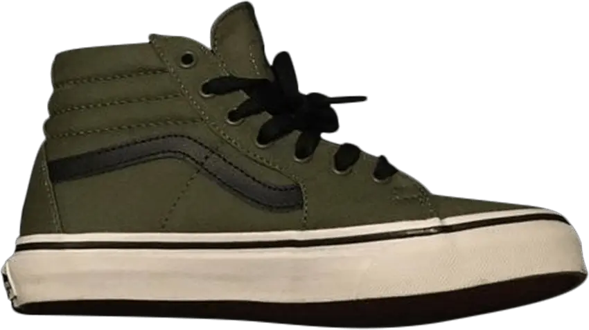  Vans Sk8-Hi Canvas Kids &#039;Olive&#039;