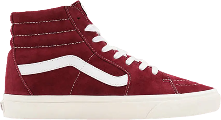  Vans Sk8-Hi &#039;Pig Suede - Pomegranate&#039;