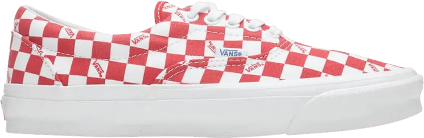  Vans OG Era LX &#039;Checkerboard Logo - Racing Red&#039;
