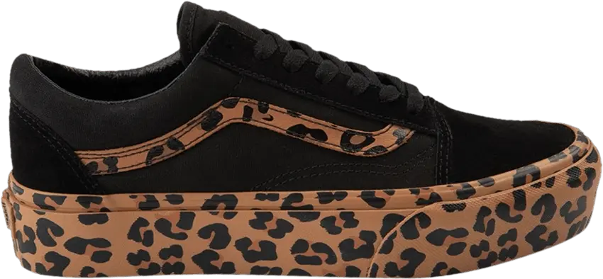  Vans Old Skool Platform Leopard