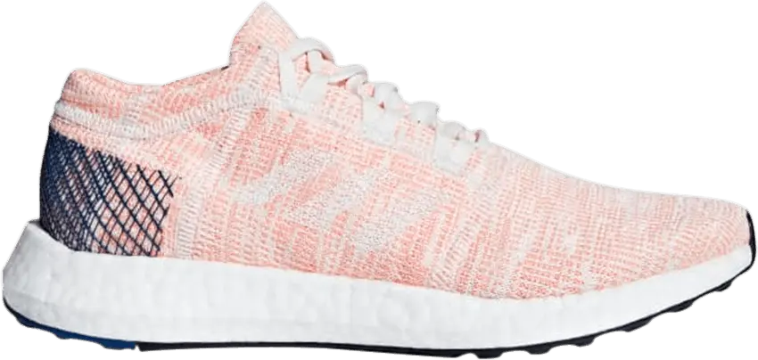  Adidas adidas Pure Boost Go Running White Mystery Ink (Women&#039;s)