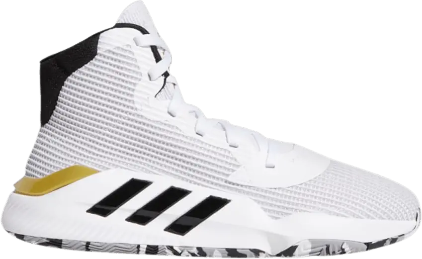  Adidas adidas Pro Bounce 2019 White Gold Metallic