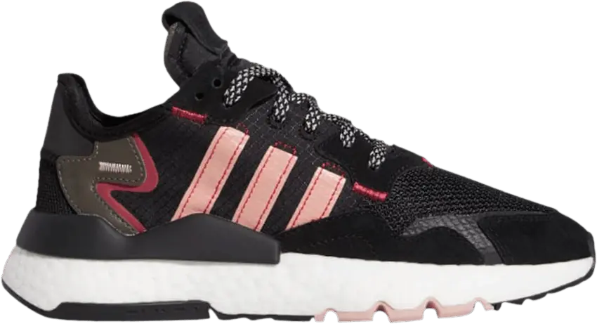  Adidas Wmns Nite Jogger &#039;Black Energy Pink&#039;