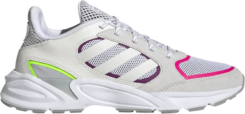  Adidas adidas 90s Valasion White Grey (Women&#039;s)