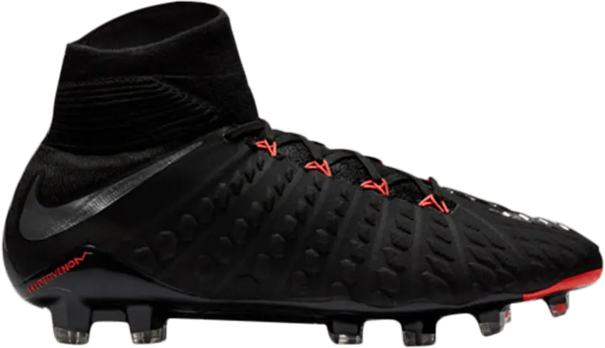  Nike Hypervenom Phantom 3 DF FG &#039;Black&#039;