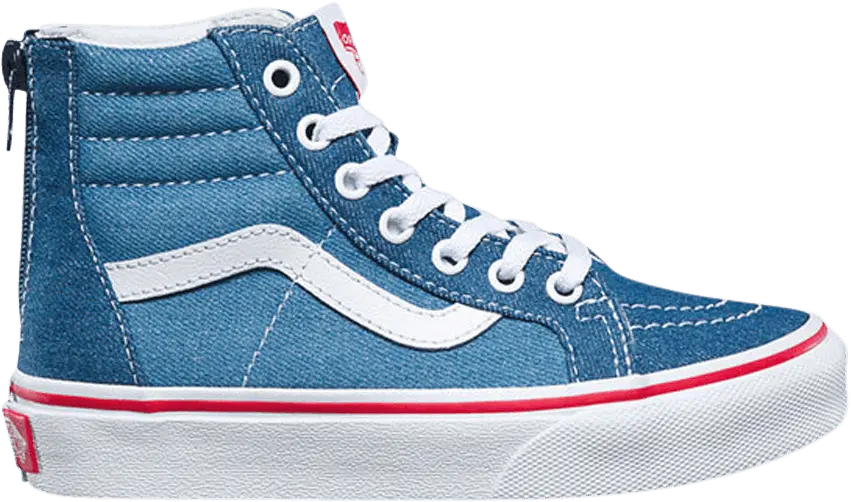  Vans Sk8-Hi Zip Kids &#039;Denim 2-Tone&#039;