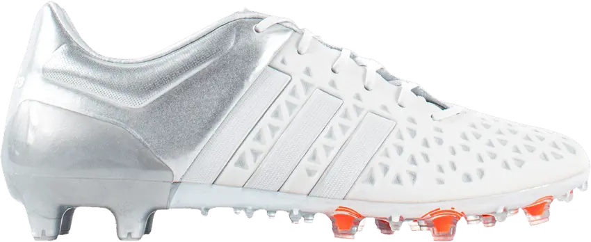  Adidas Ace 15.1 FG AG &#039;White Silver Metallic&#039;