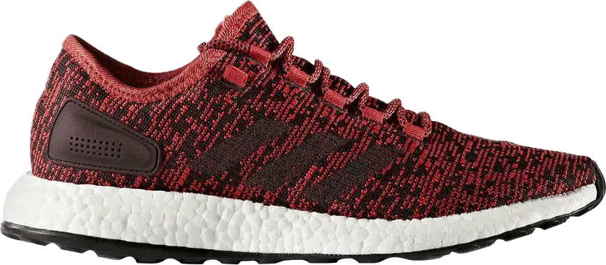  Adidas adidas Pure Boost Tactile Red Dark Burgundy-Black