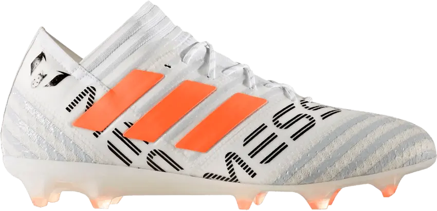  Adidas Nemeziz Messi 17.1 FG &#039;White Solar Orange&#039;