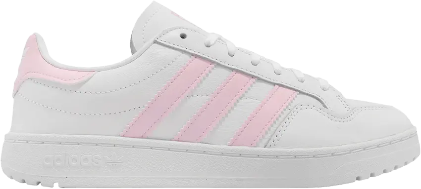  Adidas Wmns Team Court &#039;White Clear Pink&#039;