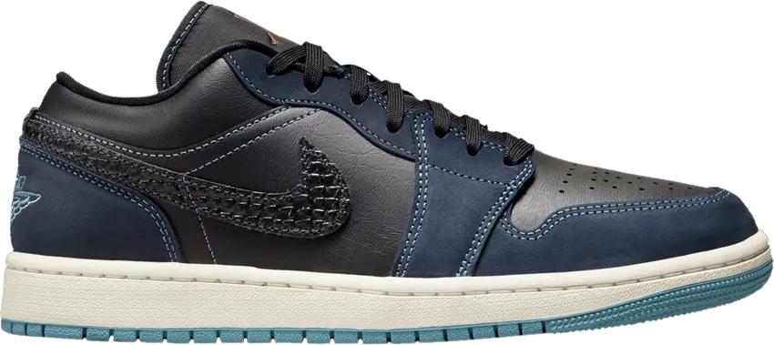  Wmns Air Jordan 1 Low SE &#039;Black Dark Obsidian&#039;