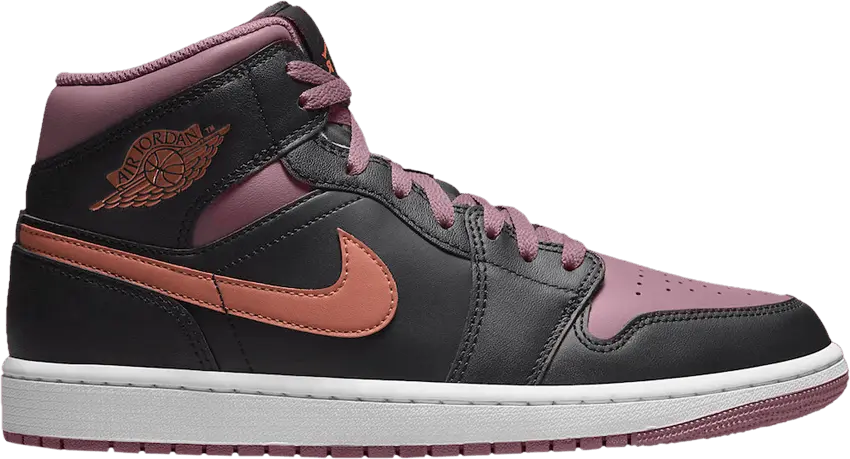  Air Jordan 1 Mid SE &#039;Black Sky J Mauve&#039;