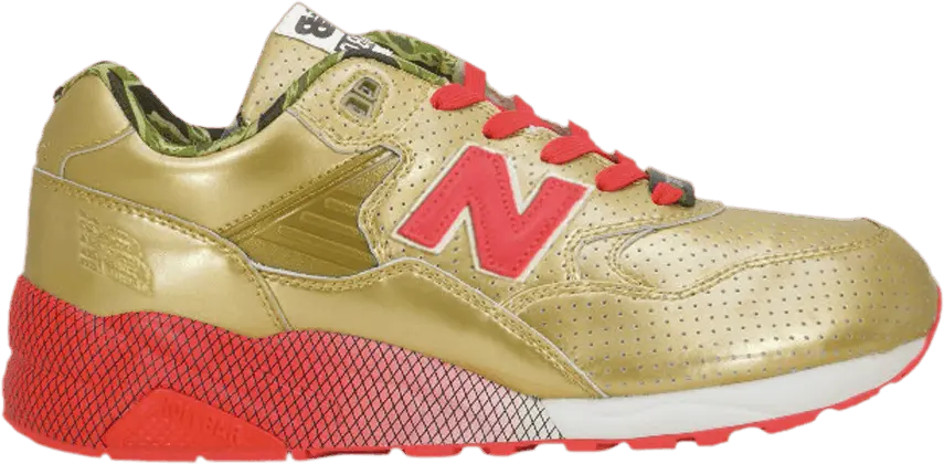  New Balance Hectic x Stussy x Undefeated x 580 &#039;Gold Camo&#039;