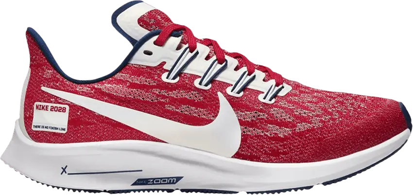 Nike Air Zoom Pegasus 36 FO GS &#039;University Red&#039; Sample