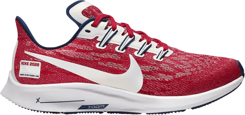  Nike Air Zoom Pegasus 36 FO GS &#039;University Red&#039; Sample