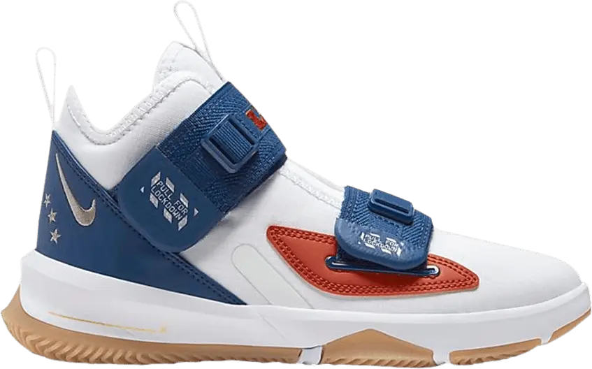 Nike LeBron Soldier 13 LA GS &#039; White Coastal Blue&#039;