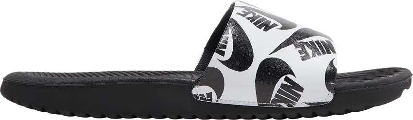 Nike Kawa Slide SE JDI GS &#039;Black White&#039;