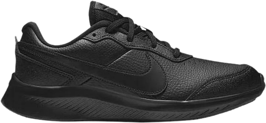 Nike Varsity Leather GS &#039;Triple Black&#039;