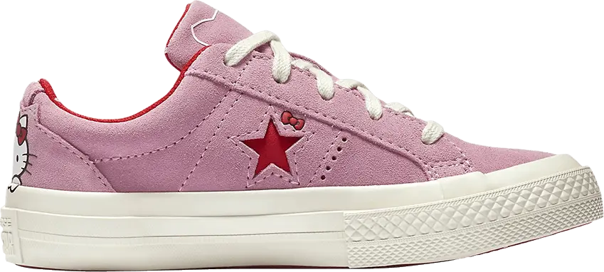  Converse One Star Ox Hello Kitty Pink (GS)