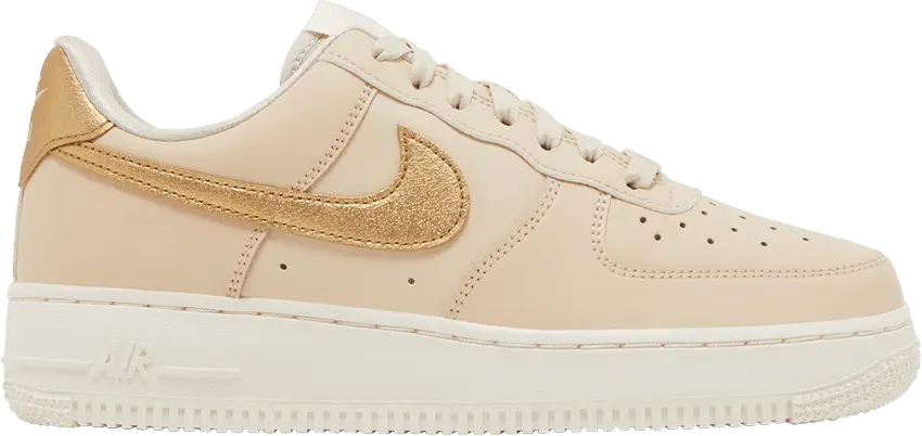  Nike Air Force 1 Low &#039;07 Sanddrift Metallic Gold (Women&#039;s)