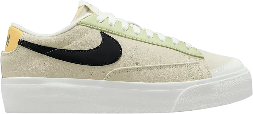  Nike Wmns Blazer Low Platform &#039;Reflective Swoosh - Light Stone&#039;