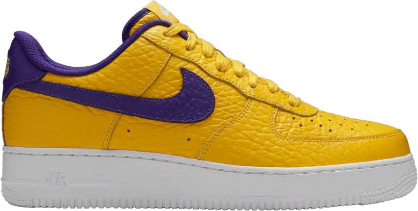  Nike NBA x Air Force 1 Low Premium iD &#039;Lakers&#039; Sample