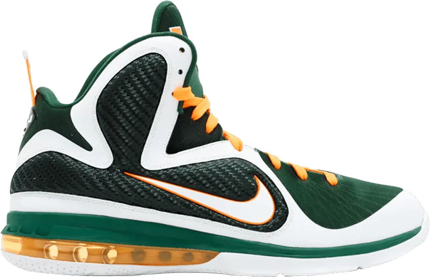 Nike Lebron 9 PE  &#039;University of Miami&#039;