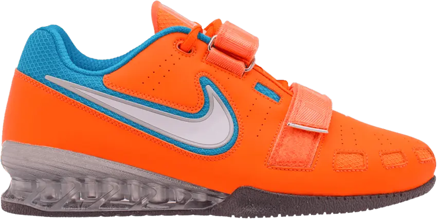  Nike Romaleos 2 &#039;Total Orange Blue Lagoon&#039; Sample