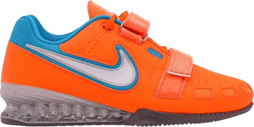  Nike Romaleos 2 &#039;Total Orange Blue Lagoon&#039;