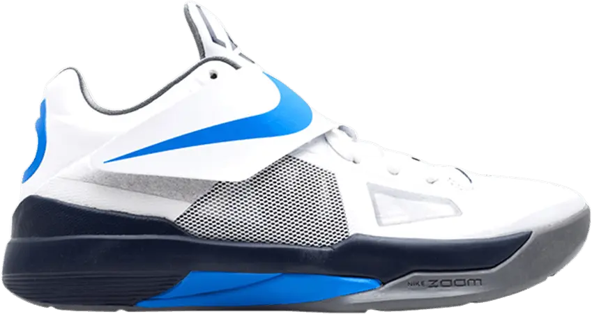  Nike Zoom KD 4 &#039;White Photo Blue&#039;