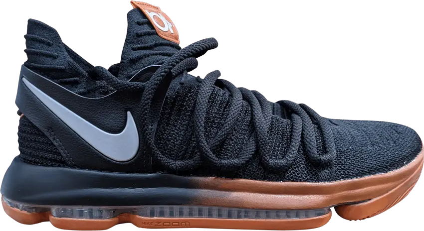  Nike Zoom KD 10 &#039;Black Metallic Silver&#039; Sample