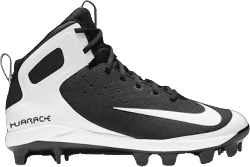 Nike Alpha Huarache Pro Mid MCS &#039;Black White&#039;