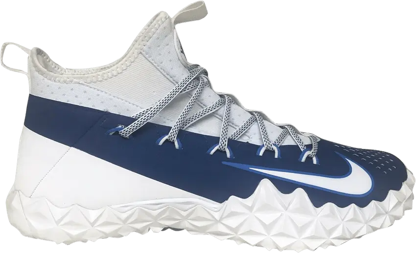  Nike Alpha Huarache 6 Elite Turf &#039;White Blue&#039;