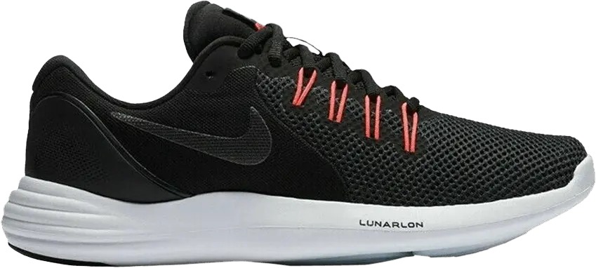  Nike Wmns Lunar Apparent &#039;Black Red&#039;