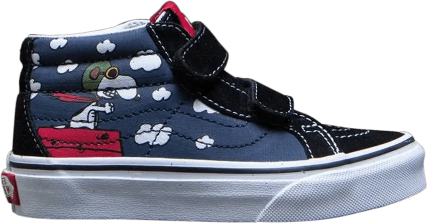  Vans Peanuts x Sk8 Mid Reissue 5 &#039;Flying Ace&#039;