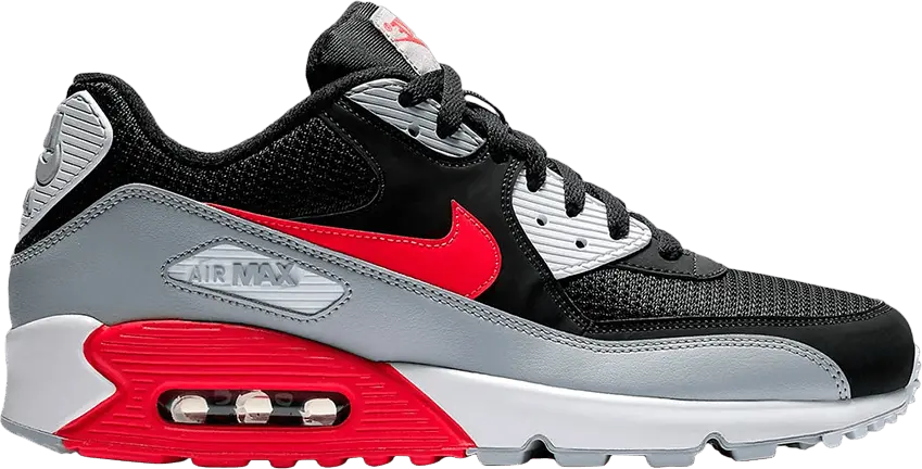  Nike Air Max 90 Black Bright Crimson