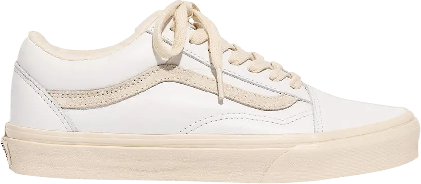  Vans Madewell x Old Skool &#039;Sherpa - White Angora&#039;