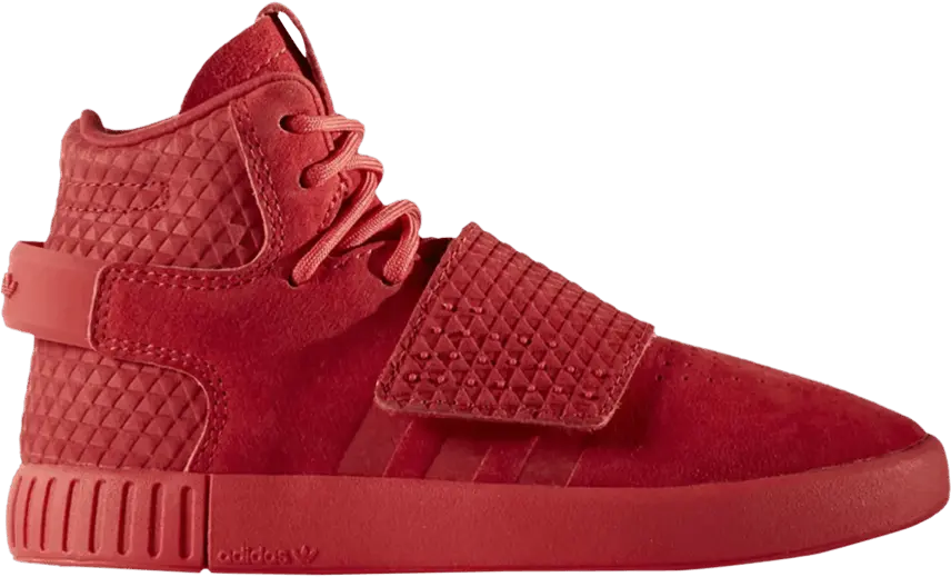 Adidas Tubular Invader J &#039;Triple Red&#039;