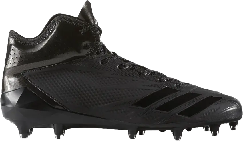 Adidas Adizero 5-Star 6.0 Mid &#039;Triple Black&#039;