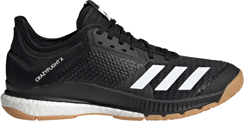  Adidas Wmns Crazyflight X 3 &#039;Black Gum&#039;