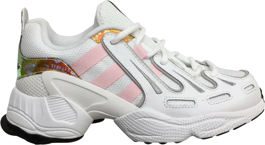  Adidas EQT Gazelle J &#039;White Pink Iridescent&#039;