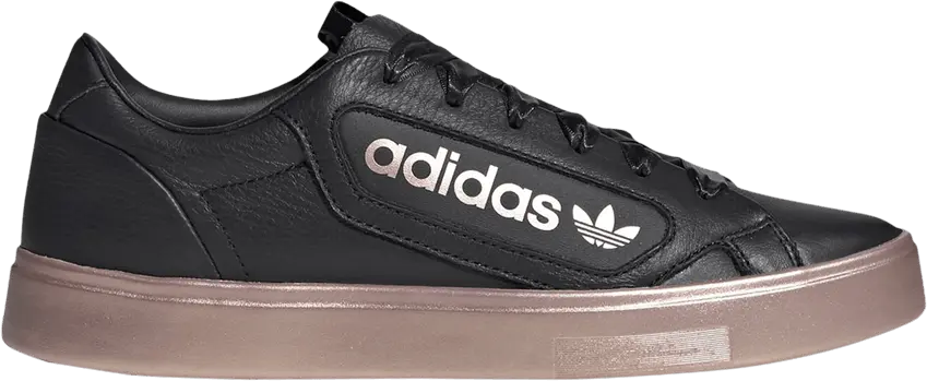  Adidas Wmns Sleek &#039;Black Copper Metallic&#039;
