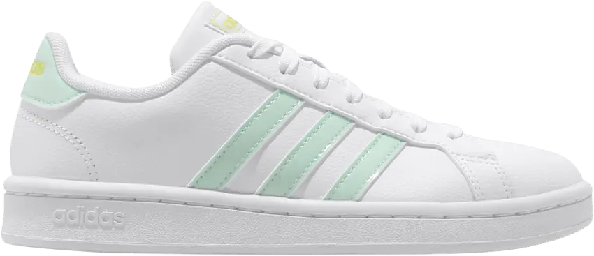  Adidas Wmns Grand Court &#039;White Dash Green&#039;